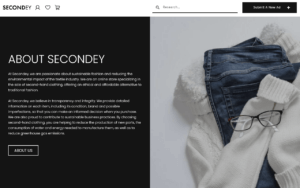Secondey, a second-hand fashion marketplace, built with the Medialem solution
