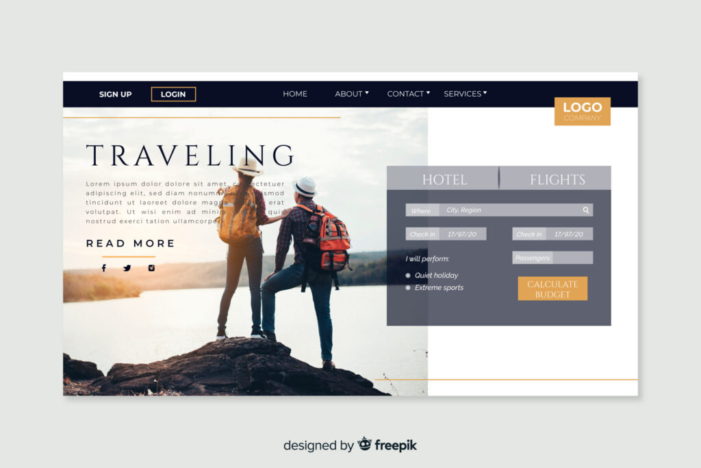 create a booking website